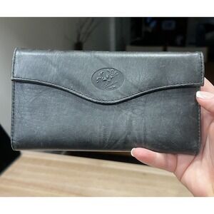 Julia Buxton Heiress Organizer Clutch, Black,‎ One Size, RFID Blocking